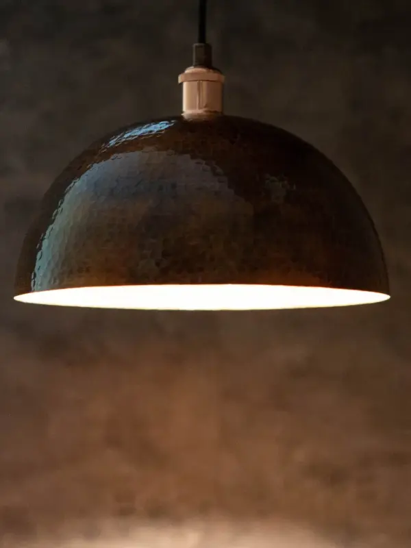 Vintage Copper Pendant Light