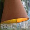 Moroccan Terracotta Dome Wall Sconce - Illuminated Night Shadow Pattern and Pierced Light Projection