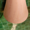 Moroccan Terracotta Dome Wall Sconce - Side Profile and Solid Brass Mounting Bracket View