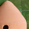 Moroccan Terracotta Cylinder Wall Sconce - Back Plate and Standard E26 E27 Electrical Hardware