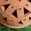 Moroccan Terracotta Carved Pendant Light - Back Plate and Standard E26 E27 Electrical Hardware